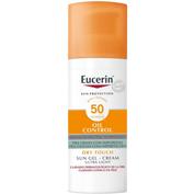 Eucerin sun protection 50+ gel creme rostro oil control  1 envase 50 ml