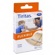 Tiritas flexible - aposito adhesivo (10 unidades 10 mm x 6 mm)