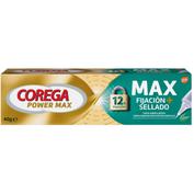 Corega max fijacion + sellado  1 envase 40 g sabor menta