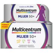 Multicentrum mujer 50+  90 comprimidos + 30 comprimidos pack promocional