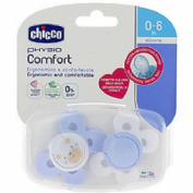 Chupete silicona - chicco physio comfort (0 - 6 meses 2 unidades niño)