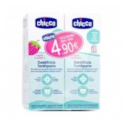 Pasta dental infantil - chicco (1 envase 50 ml sabor fresa)