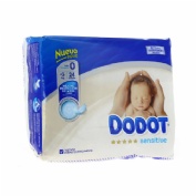 Pañal infantil - dodot protection plus sensitive (talla 0 prematuro 1.5-2.5 kg 24 unidades)