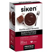 Siken protein sustitutive natilla (6 sobres sabor brownie)