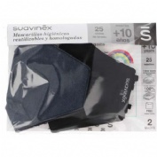 Suavinex mascarilla +10a adulto vaquera/negra 2u