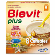 Blevit plus superfibra 8 cereales y miel (1 envase 600 g)