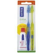 Cepillo dental adulto - vitis access (suave blister 2 unidades)