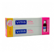 Vitis encias pasta dentifrica + colutorio (2 envases 150 ml + 1 envase 30 ml)