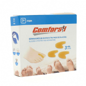 Separadores de dedos - comforsil extrafinos de silicona (3 unidades talla s cc206s)