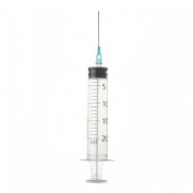 Jeringa de tres cuerpos con aguja - ico ( plus 3 (20 ml central a:0.8 x40g21 1 1/2)
