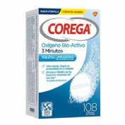 Corega oxigeno bio-activo - limpieza protesis dental (108 tabletas)
