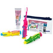 Cepillo dental infantil + pasta dental kin pack infantil - kin
