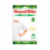 Repel bite natural parches ropa c/ citronella (24 aplicaciones)