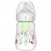 Biberon boca ancha pp options+ - dr brown´s natural flow (1 unidad 150 ml selva)
