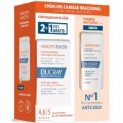 Anacaps reactiv cabello y uñas ducray 3 envases 30 capsulas - ducray