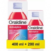 Oraldine antiseptico (1 envase 400 ml + 1 envase 200 ml pack)