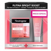 Neutrogena bright boost pack crema gel 50ml + serum iluminiador 75ml