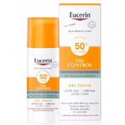 Eucerin sun protection 50+ gel creme rostro oil control  1 envase 50 ml