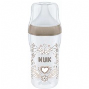 Biberon pp silicona nuk perfect match flujo m 1 unidad 260 ml corazon - nuk perfect match