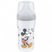 Biberon pp silicona - nuk perfect match (flujo m 1 unidad 260 ml mickey color gris)
