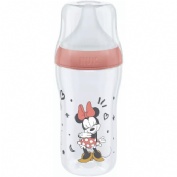 Biberon pp silicona nuk perfect match flujo m 1 unidad 260 ml mickey color rojo - nuk perfect match