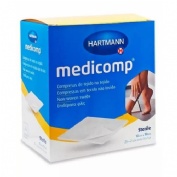 Medicomp compresas de tejido no tejido esteriles (50 unidades 10 cm x 10 cm)