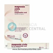 MAGNESIA CINFA 2,4 g SUSPENSION ORAL , 14 sobres
