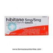 HIBITANE 5mg/5mg COMPRIMIDOS PARA CHUPAR SABOR NARANJA , 20 comprimidos