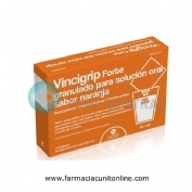 VINCIGRIP FORTE  GRANULADO PARA SOLUCION ORAL SABOR NARANJA, 10 sobres