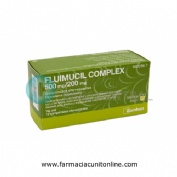 FLUIMUCIL COMPLEX 500 mg/200 mg COMPRIMIDOS EFERVESCENTES , 12 comprimidos