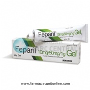 FEPARIL 10mg/g + 50mg/g GEL , 1 tubo de 40 g