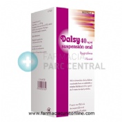 DALSY 40 mg/ml SUSPENSION ORAL , 1 frasco de 150 ml
