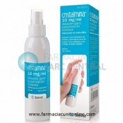 CRISTALMINA 10 mg/ml SOLUCION PARA PULVERIZACION CUTANEA, 1 frasco de 125 ml