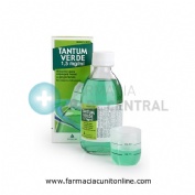 TANTUM VERDE 1,5 mg/ml SOLUCION PARA GARGARISMOS Y ENJUAGUE BUCAL , 1 frasco de 240 ml
