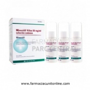 MINOXIDIL VIÑAS 50 mg/ml SOLUCION CUTANEA, 3 frascos de 60 ml