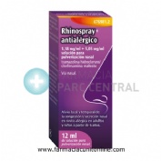 RHINOSPRAY ANTIALERGICO 1,18 MG/ML + 5,05 MG/ML SOLUCION PARA PULVERIZACION NASAL, 1 envase pulveriz