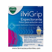 ILVIGRIP EXPECTORANTE  POLVO PARA SOLUCION ORAL, 10 sobres