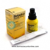 BETADINE 100 MG/ML SOLUCIÓN CUTÁNEA , 1 frasco de 50 ml