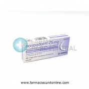 NORMODORM 25 MG COMPRIMIDOS RECUBIERTOS CON PELICULA , 14 comprimidos