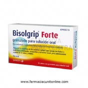 BISOLGRIP FORTE GRANULADO PARA SOLUCION ORAL , 10 sobres