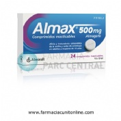 ALMAX 500 mg COMPRIMIDOS MASTICABLES,24 comprimidos