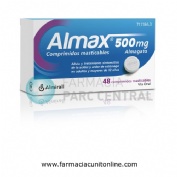 ALMAX 500 mg COMPRIMIDOS MASTICABLES,48 comprimidos