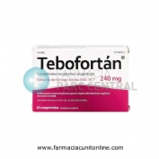 TEBOFORTAN 240 MG COMPRIMIDOS RECUBIERTOS CON PELiCULA, 30 comprimidos