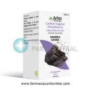 CARBÓN VEGETAL ARKOPHARMA CÁPSULAS DURAS, 45 cápsulas