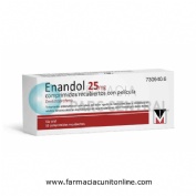 ENANDOL 25 mg COMPRIMIDOS RECUBIERTOS CON PELICULA, 10 comprimidos