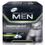 Absorbente incontinencia orina - tena men protective underwear calzoncillo (10 unidades talla l)