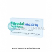 FEBRECTAL NIÑOS 300 MG SUPOSITORIOS , 6 supositorios