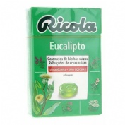 Ricola caramelos sin azucar (1 envase 50 g sabor eucaliptus)