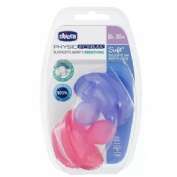 Chupete silicona - chicco physioforma soft (+ 12 meses 2 unidades niña)