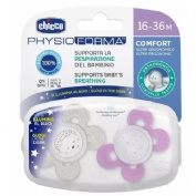Chupete silicona - chicco physio comfort (16 - 36 meses 2 unidades niña)